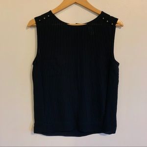 Calvin Klein pleated sleeveless top